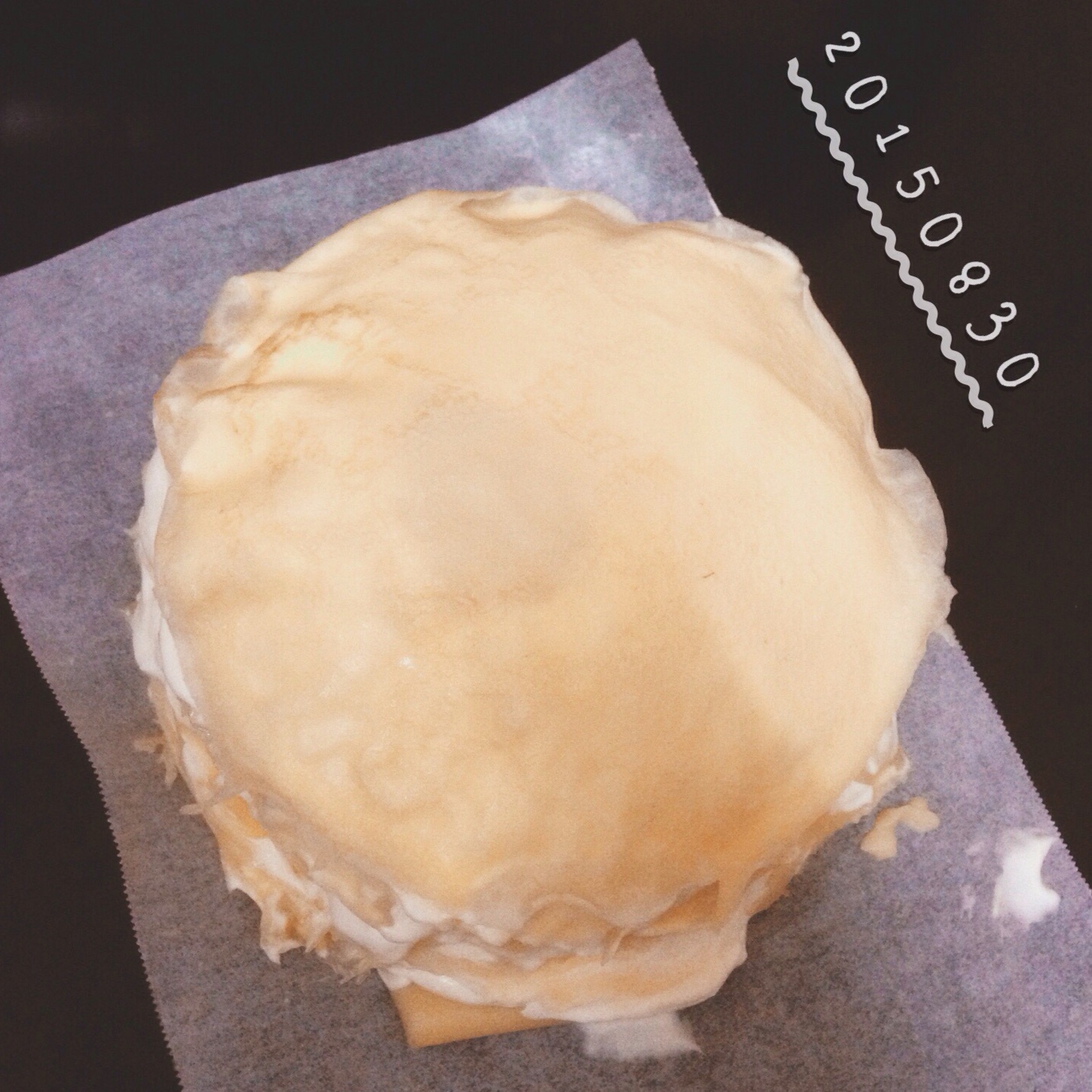 千层蛋糕（面糊不结块搅拌法+抹茶粉无颗粒）