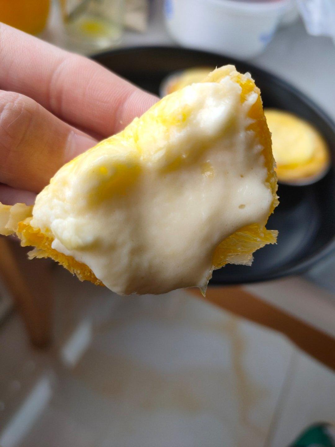 【半熟芝士挞】蛋挞，也可以做出爆浆的口感！