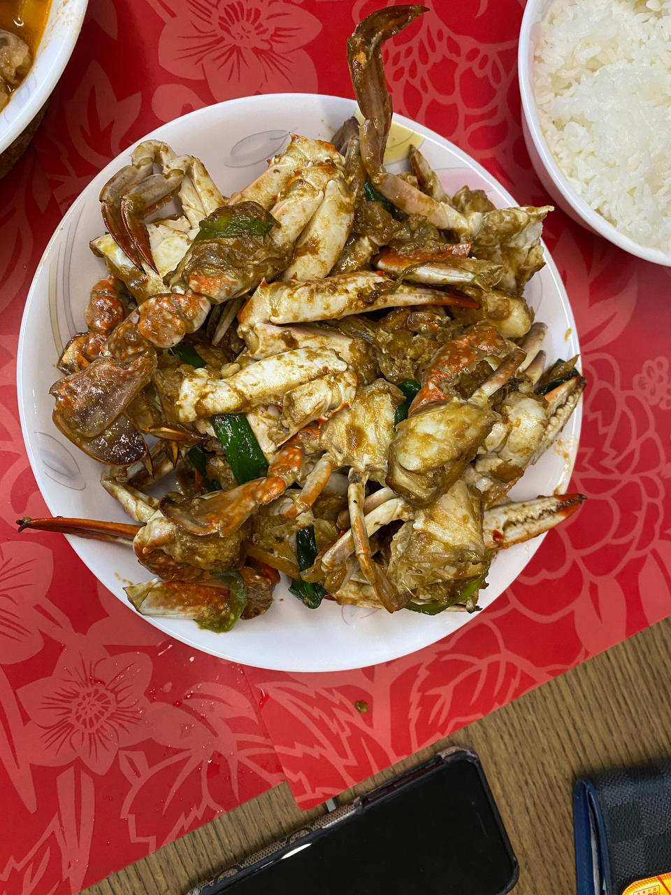 梭子蟹炒年糕～标准的江浙菜