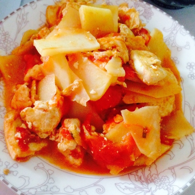 西红柿烧豆腐