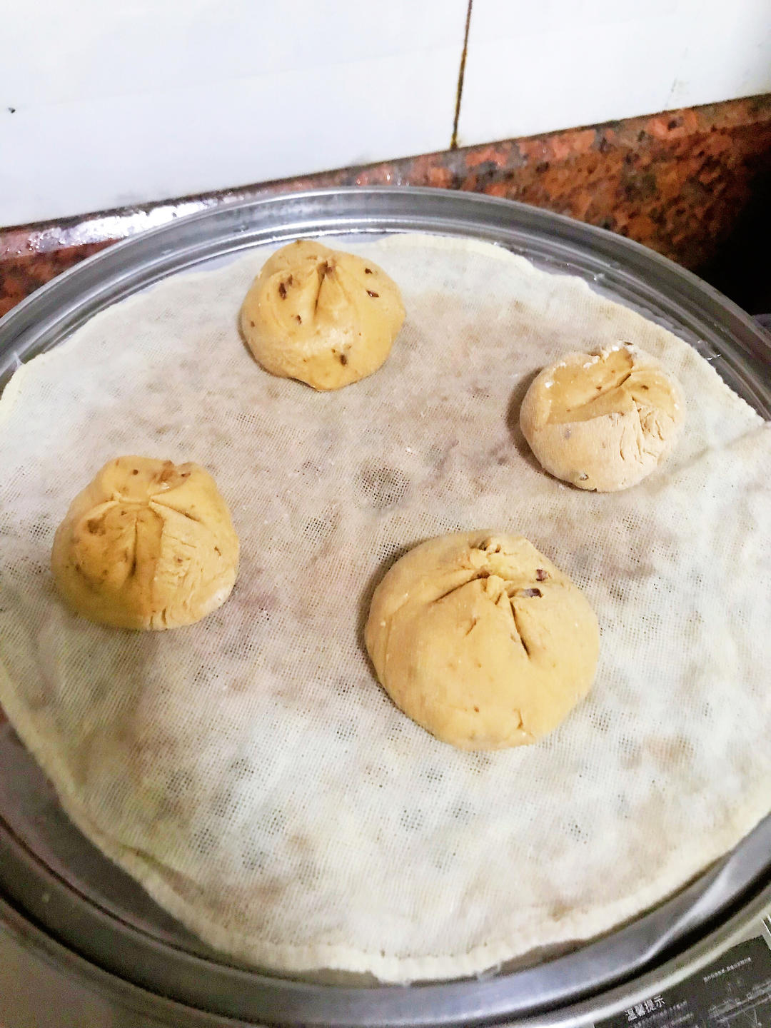 红糖红枣开花馒头（一次性发酵）
