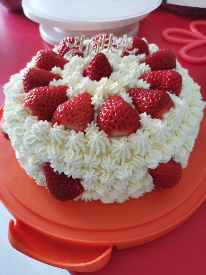 8寸圆形模具的古早蛋糕，完美方子！