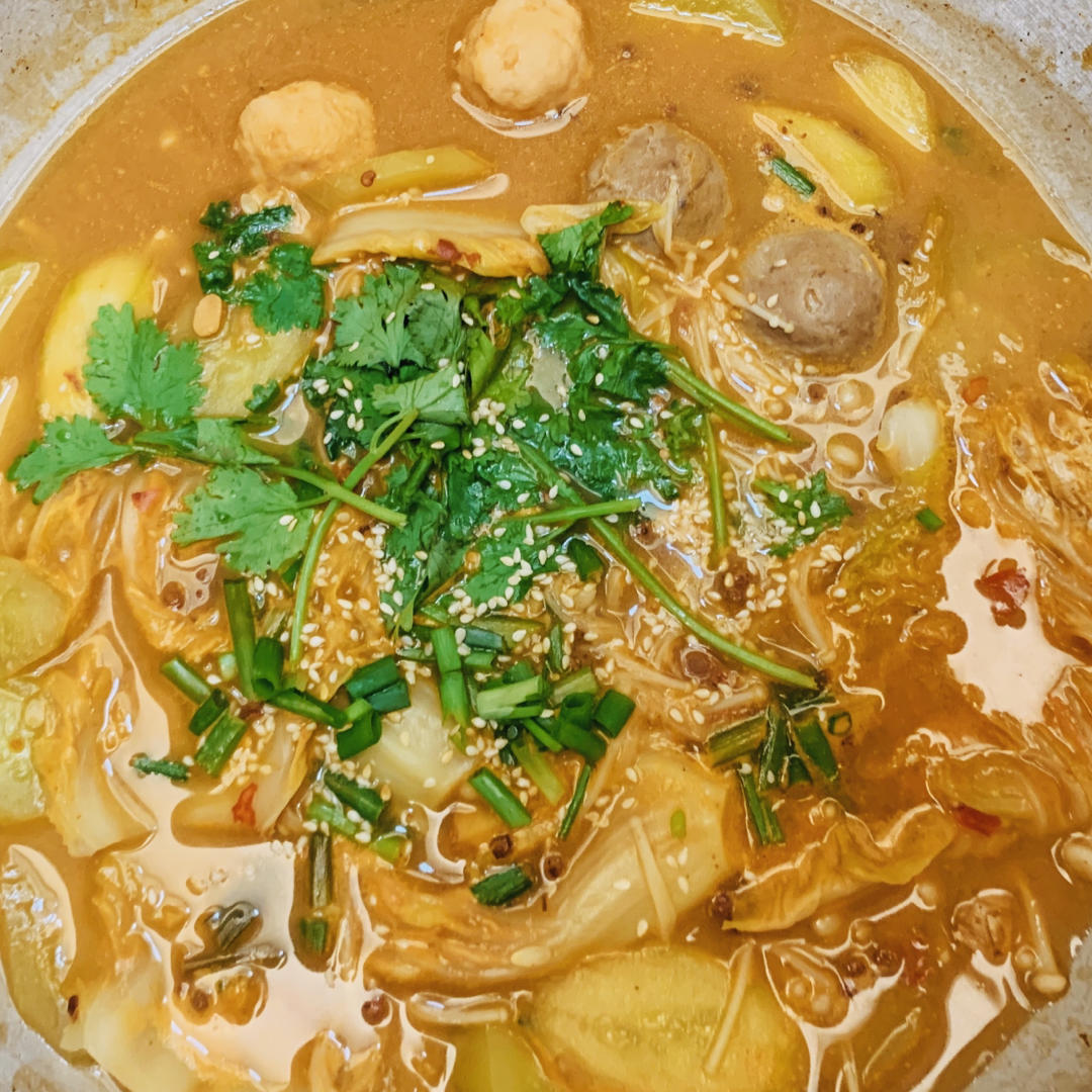 无火锅底料版减脂友好                    鲜香牛奶麻辣烫【350大卡】