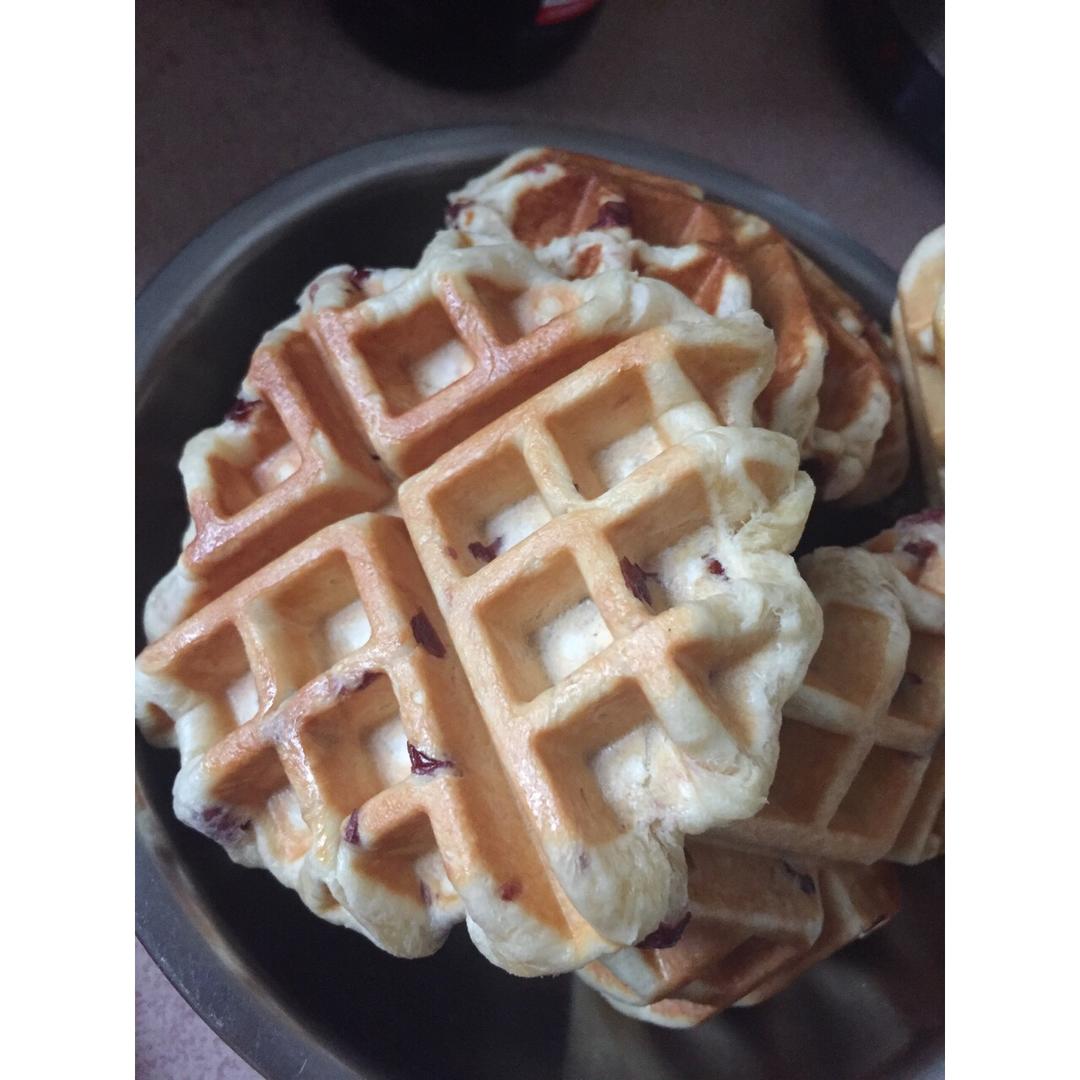蔓越莓华夫饼