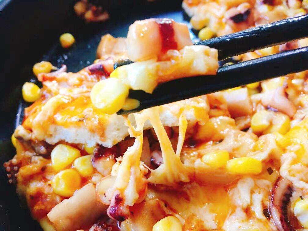 酥脆薄底香浓芝士～夏威夷风情披萨🍕来袭（9寸）