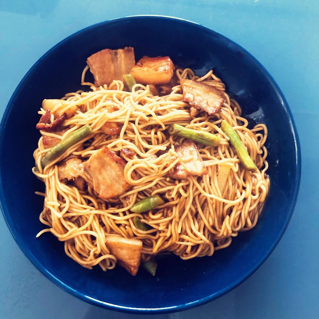 家常豆角焖面