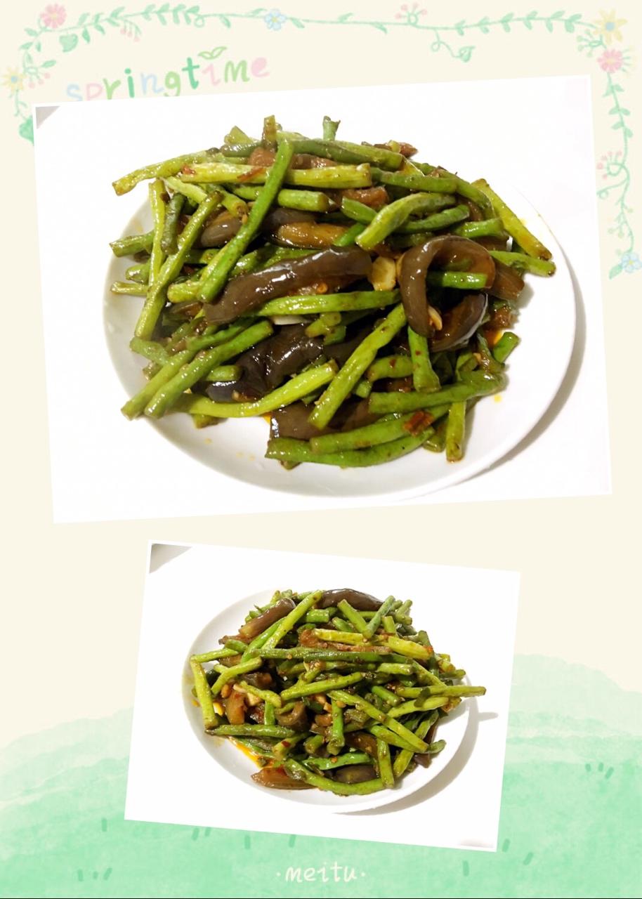 简易版豆角烧茄子🍆