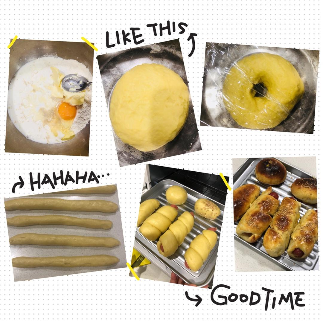【肠仔包】秋天就该有烤面包的香味