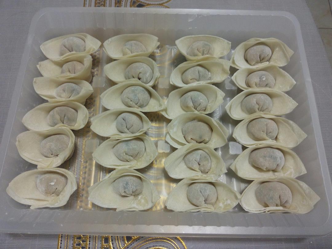 元宝馄饨的包法