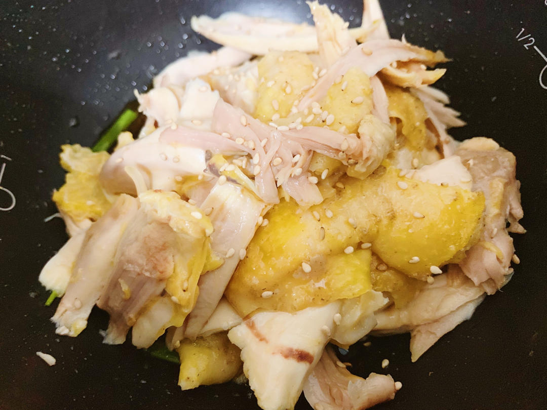 电饭锅简易版：盐焗手撕鸡