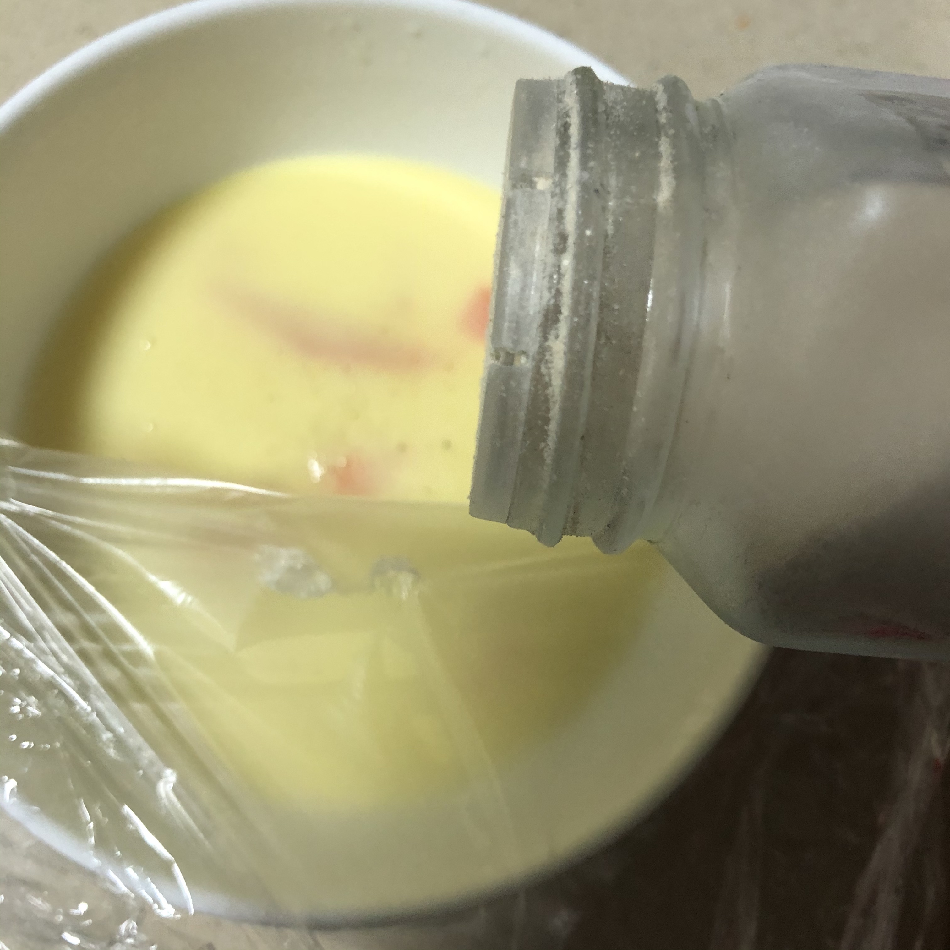 滑嫩小米蒸蛋黄的做法 步骤5