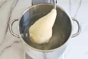 面包吐司打面，厨师机手套膜的做法 步骤7