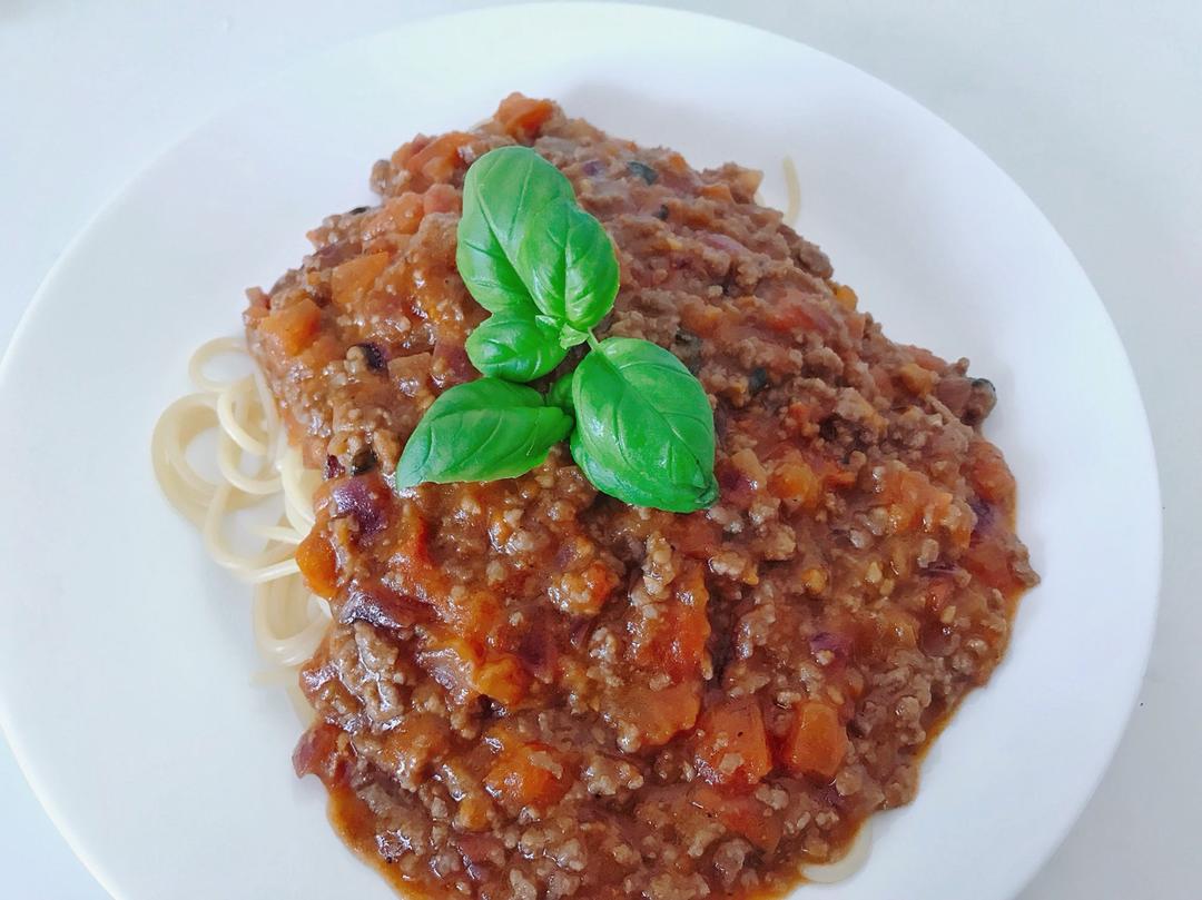 （完胜必胜客的）番茄肉酱意大利面～