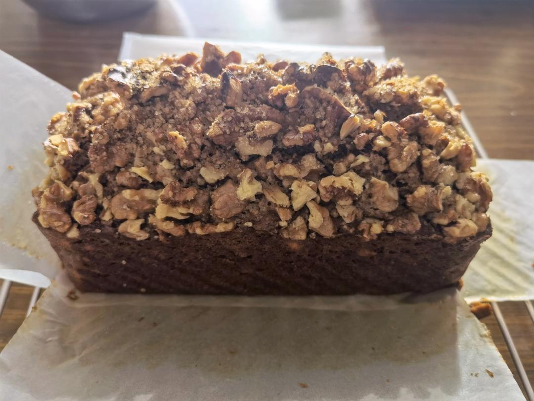 香蕉核桃磅蛋糕 Banana & Walnut Pound Cake