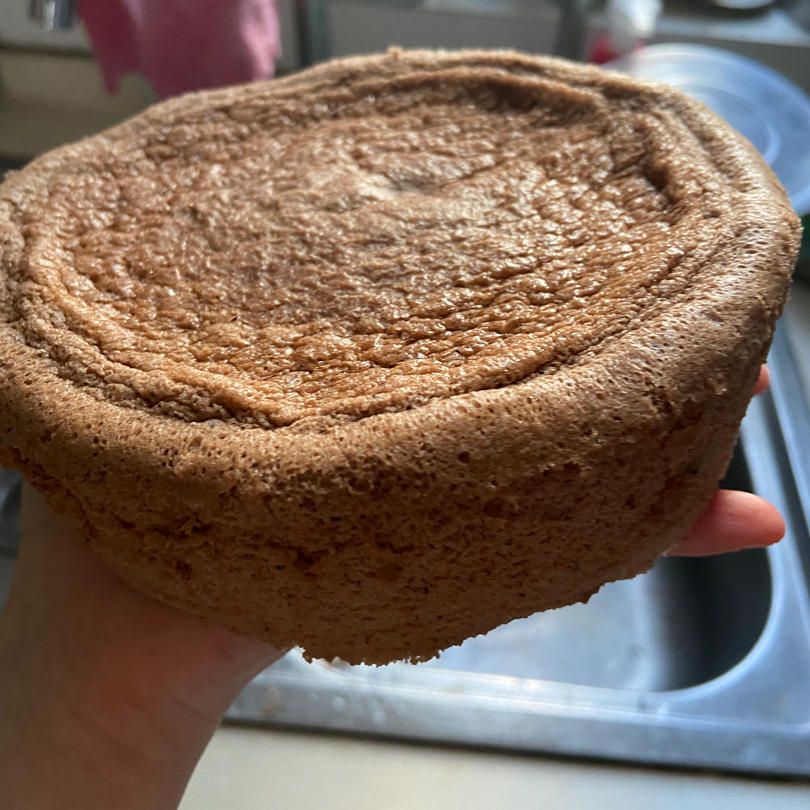 蒸蛋糕，一次成功🍰