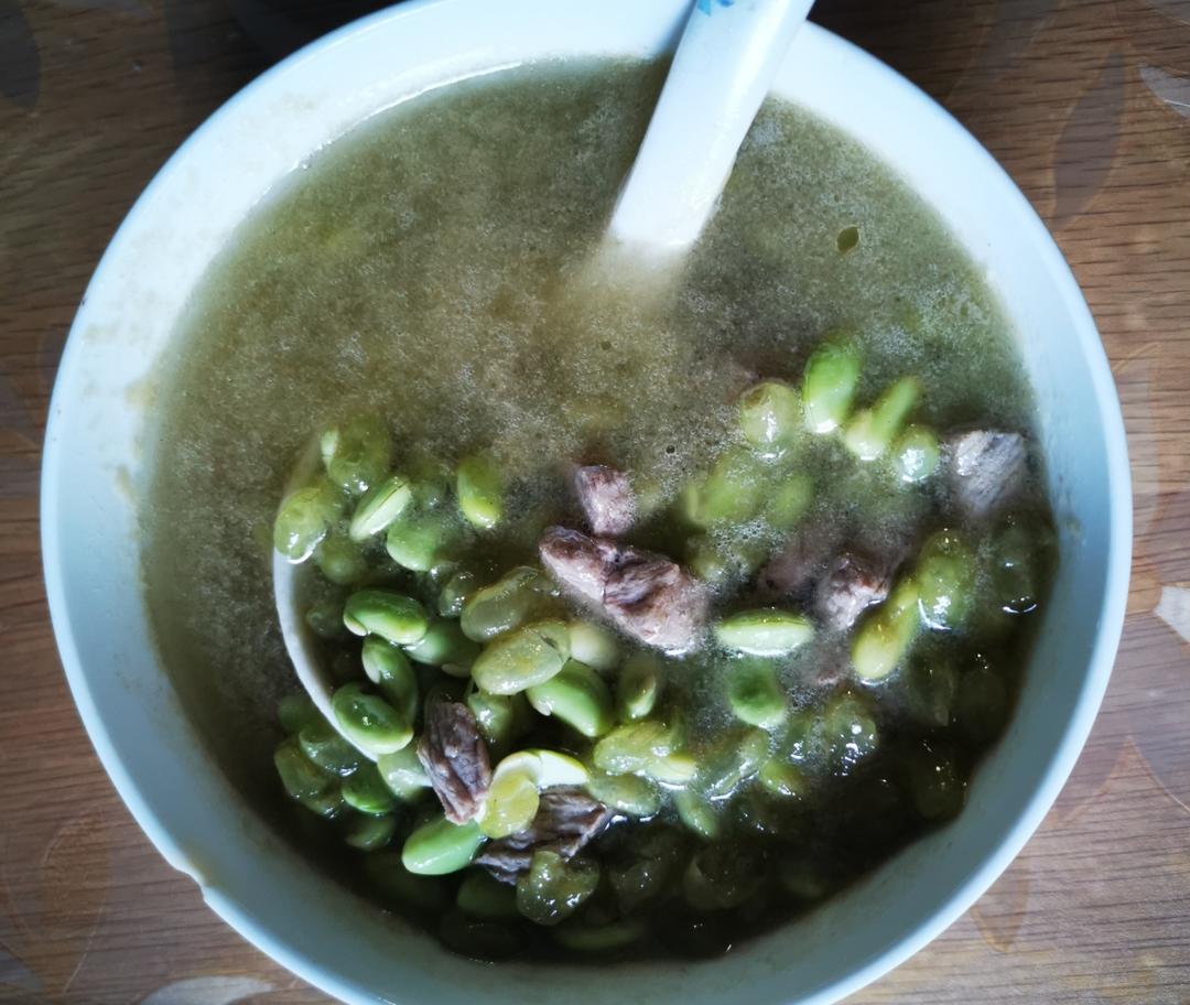 豌豆肉末汤