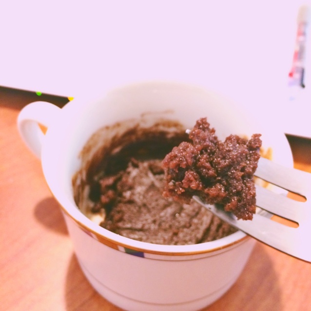 1分钟微波炉布朗尼brownie
