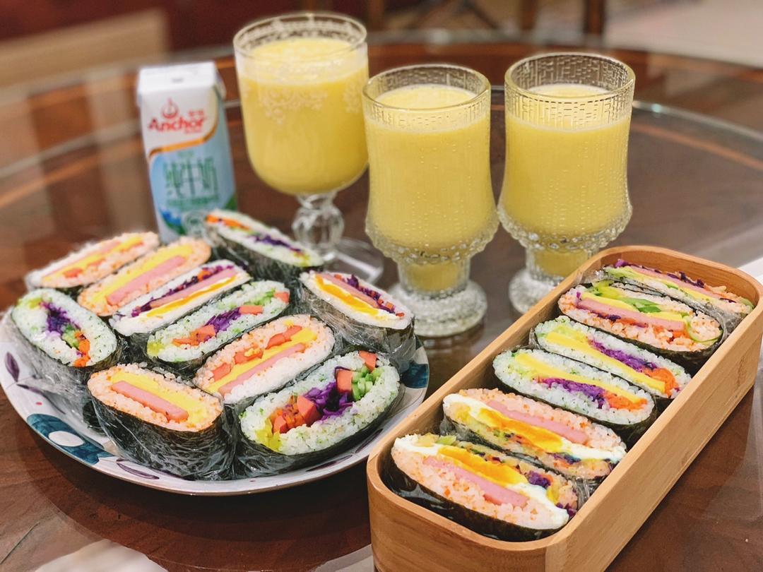 不用捏的饭团(おにぎらず)