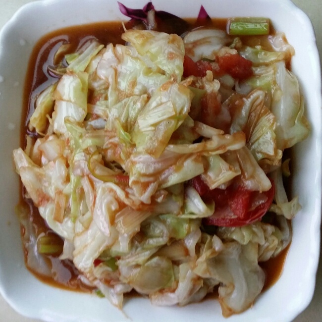 家常菜之手撕包菜