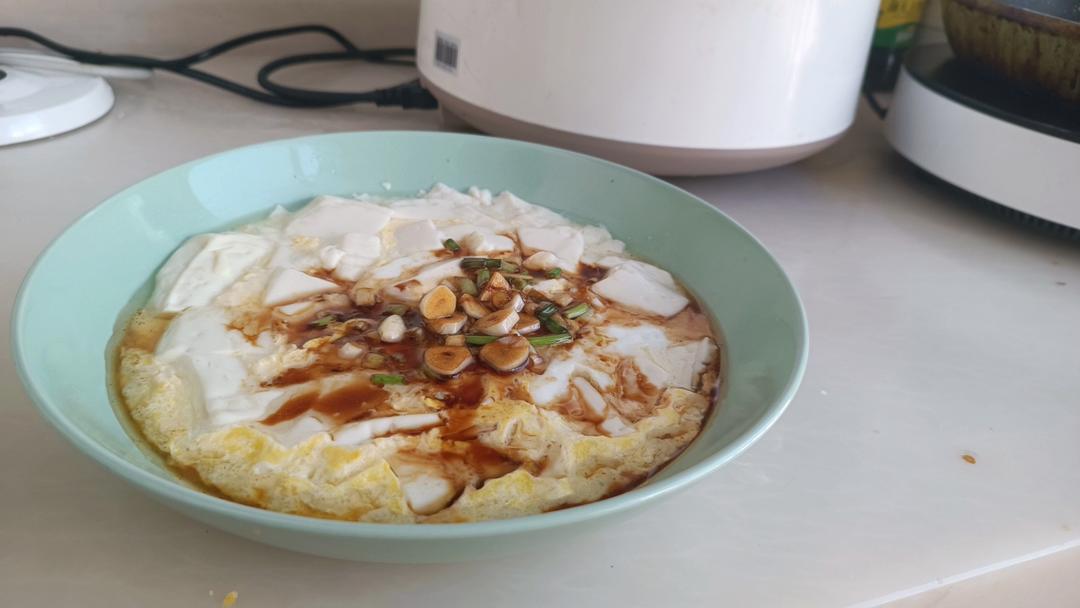 鸡蛋抱豆腐