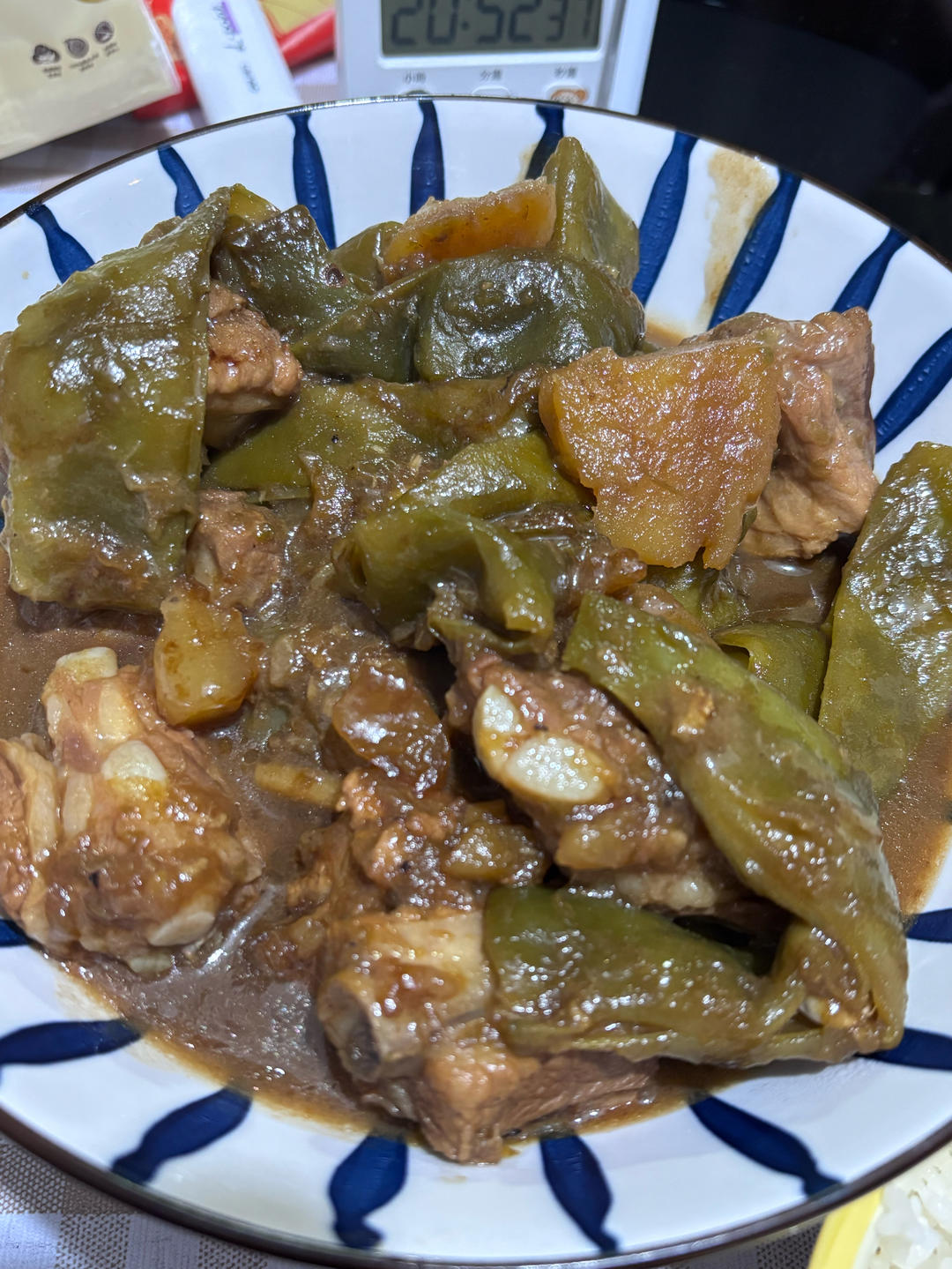 东北四大炖的排骨炖豆角