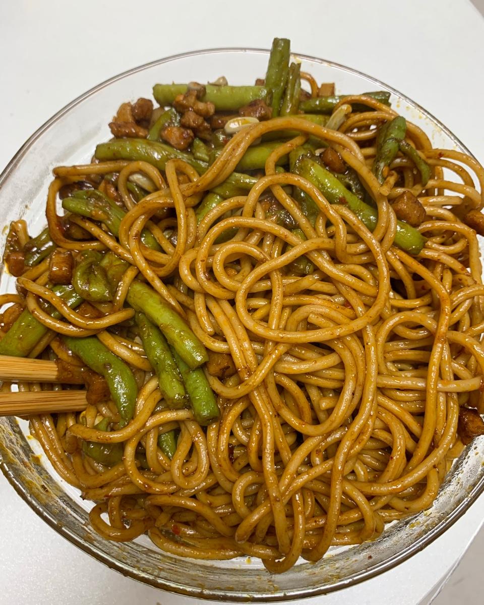 超详细的豆角肉丝焖面(正宗河南做法）