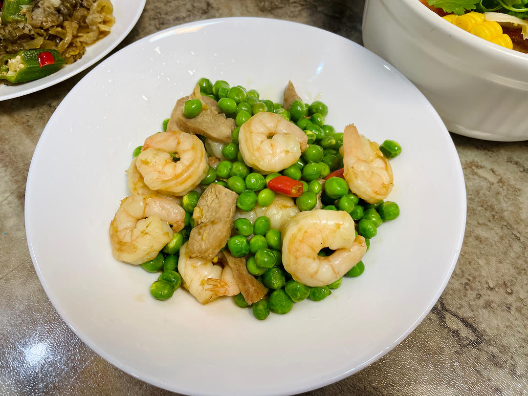 甜豆虾仁