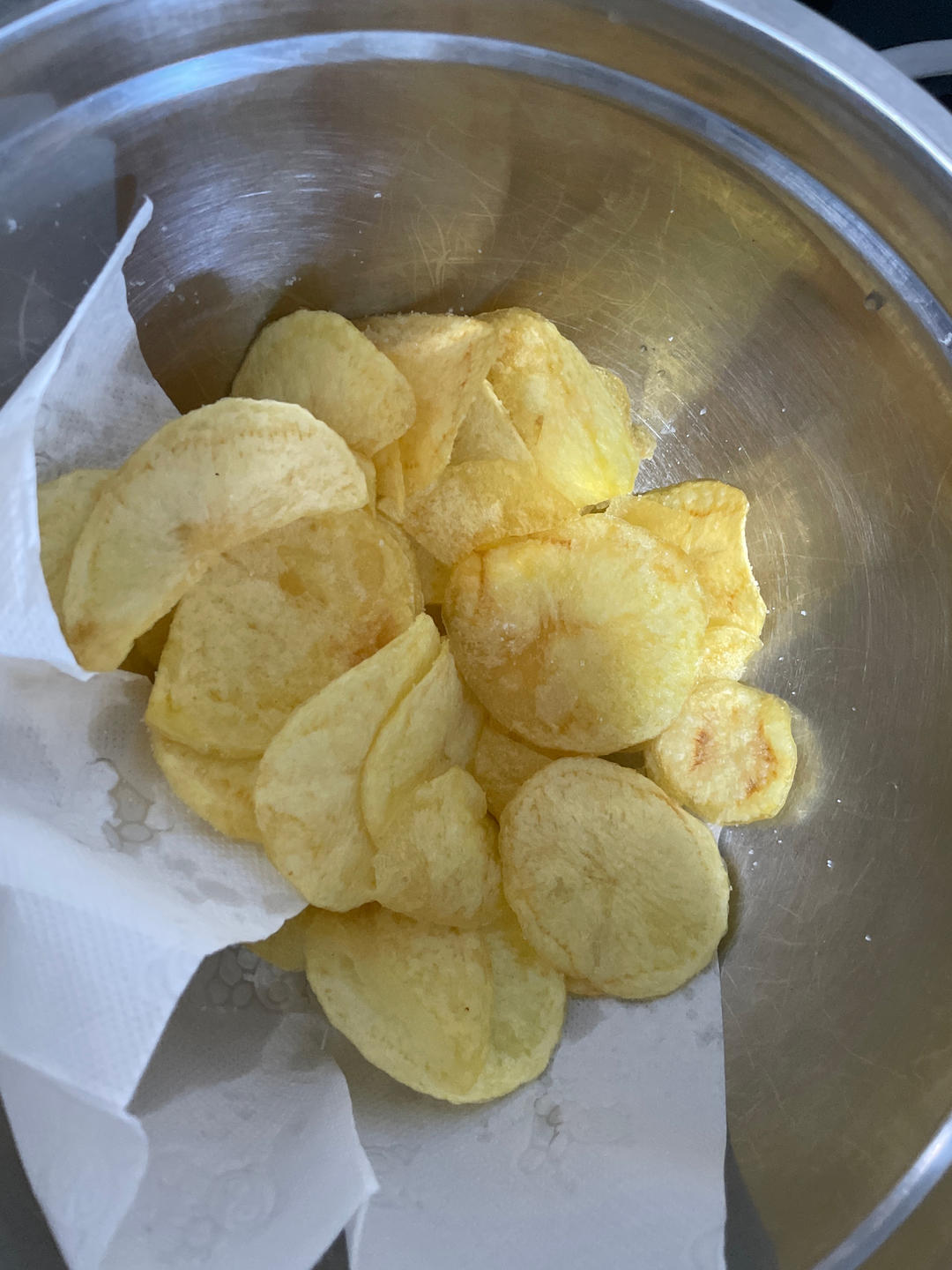自制炸薯片，学会以后再也没买过薯片