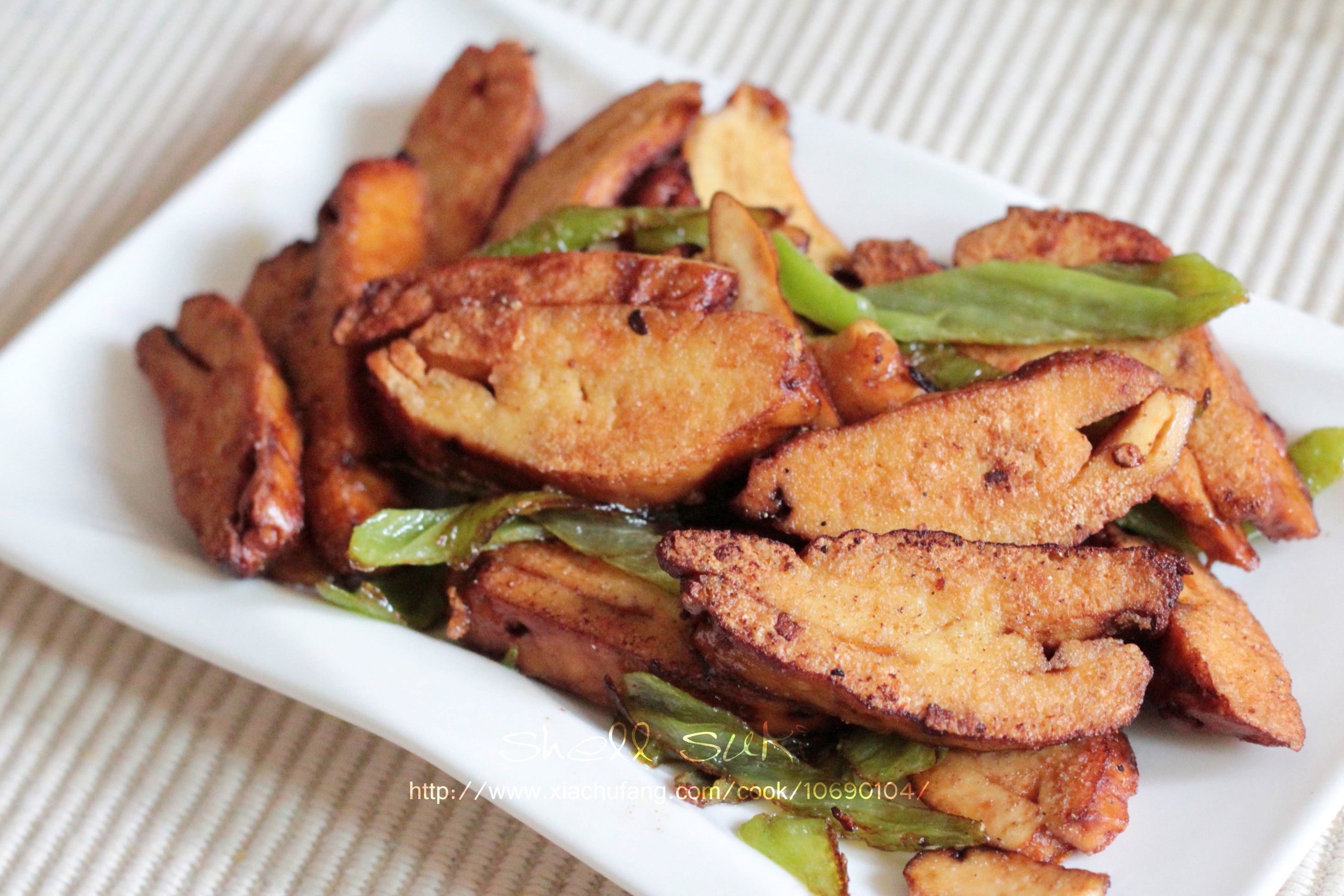 青椒炒豆腐干