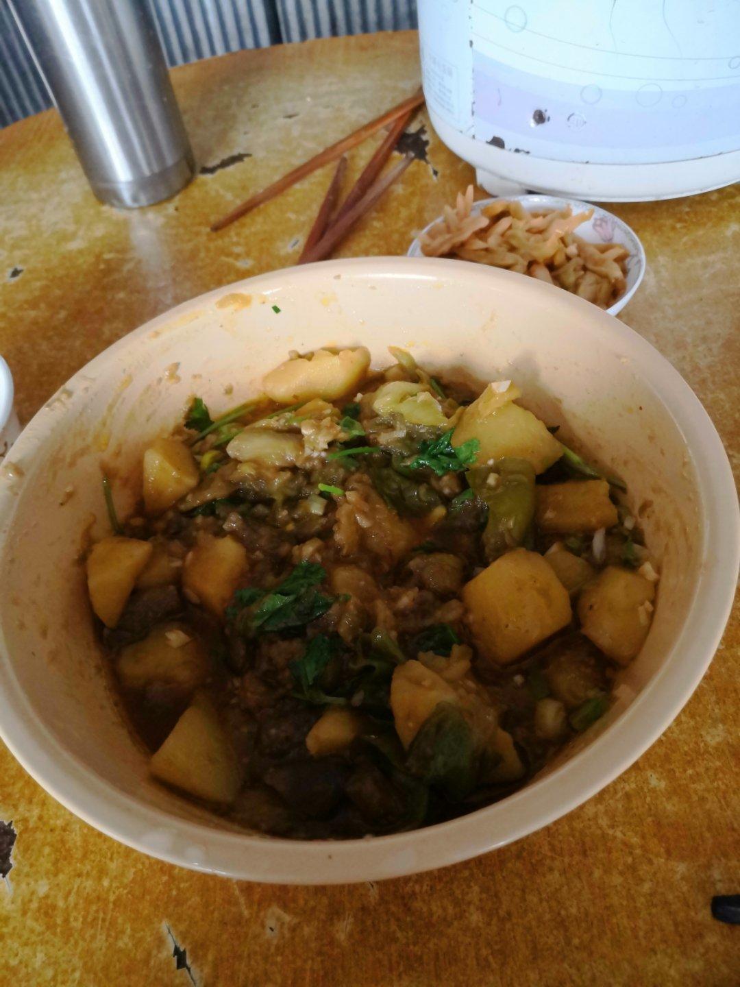 土豆炖茄子(东北菜)