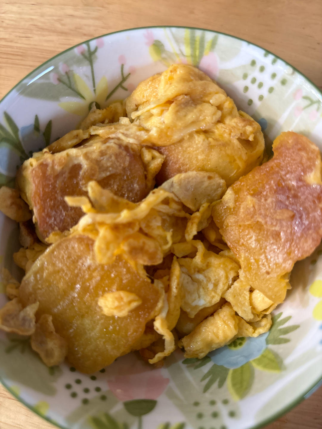 炸馒头片鸡蛋