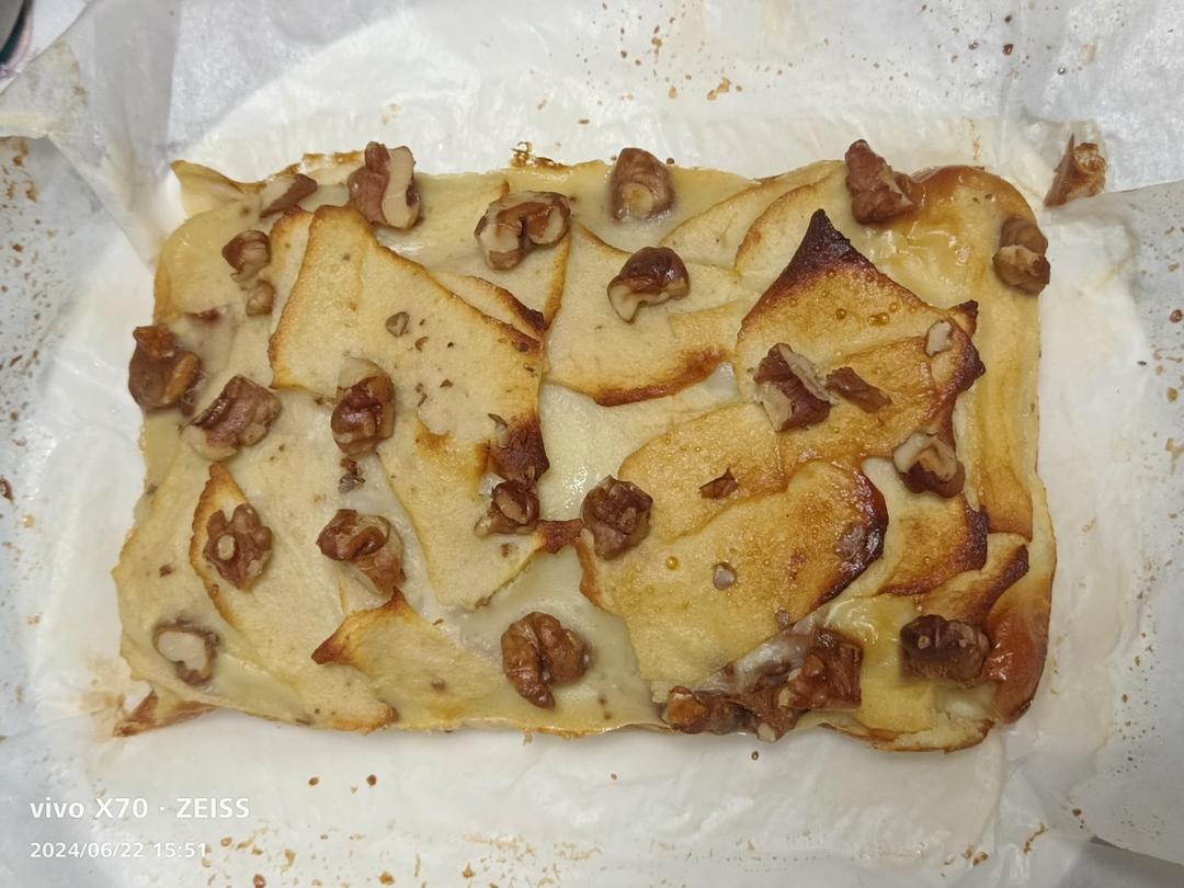 减脂期可吃，无油无糖低卡的「苹果🍎小蛋糕🧁」