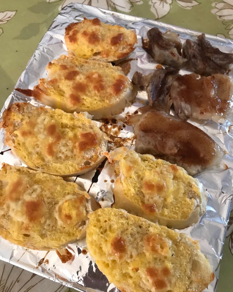 芝士鸡蛋烤馒头