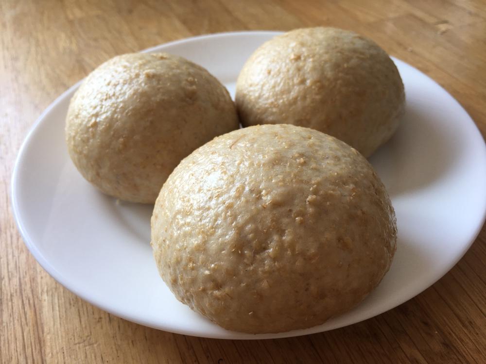 【减脂主食】100%全麦馒头(发面 老面方法都有)的做法