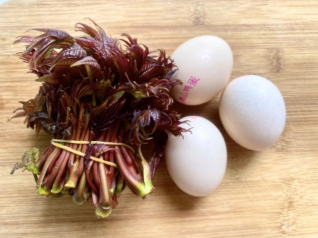 春芽炒鸡蛋的做法