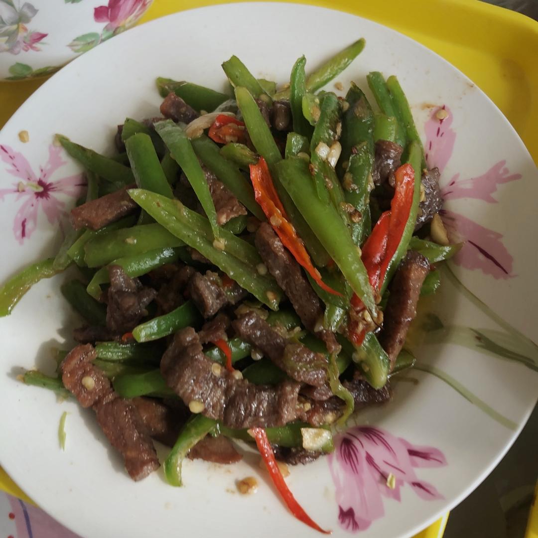 杭椒炒牛柳