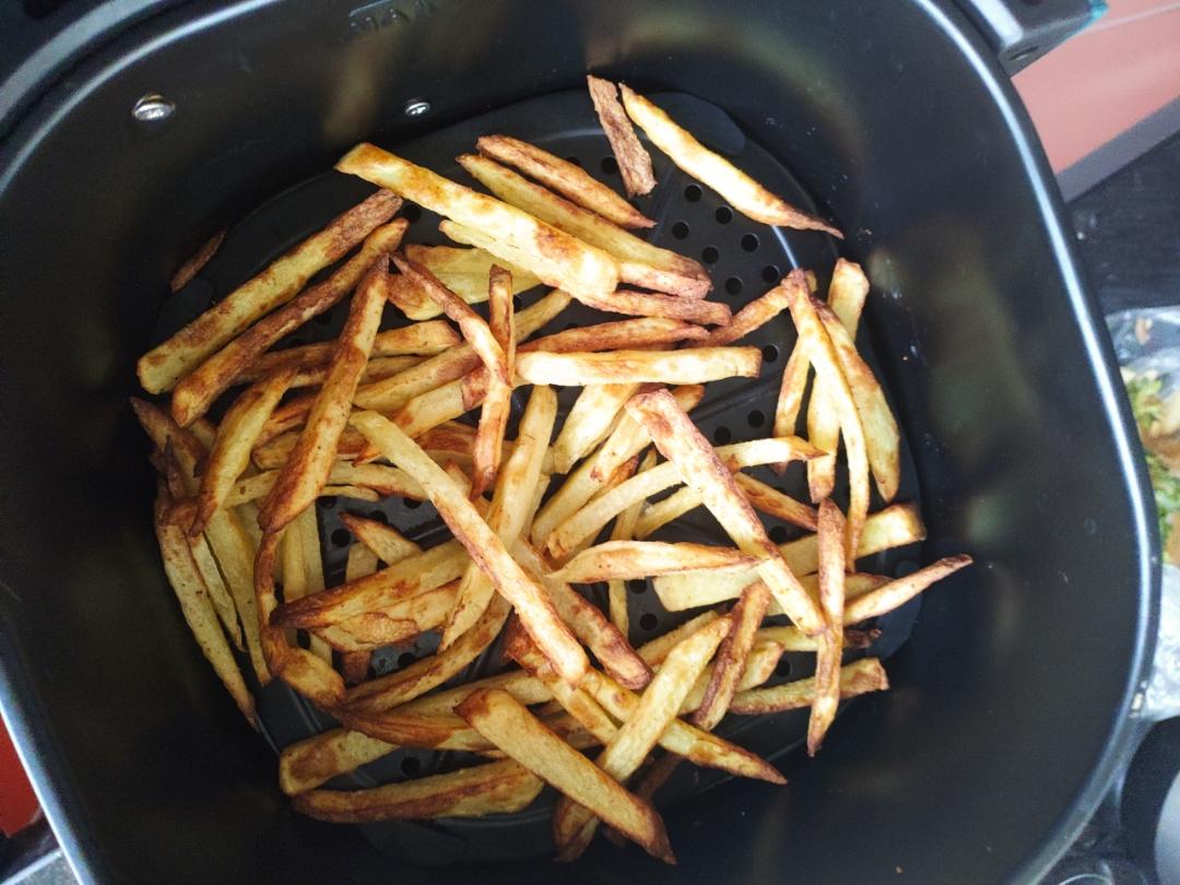 空气炸锅薯条&不用速冻版&超快手 现做现吃