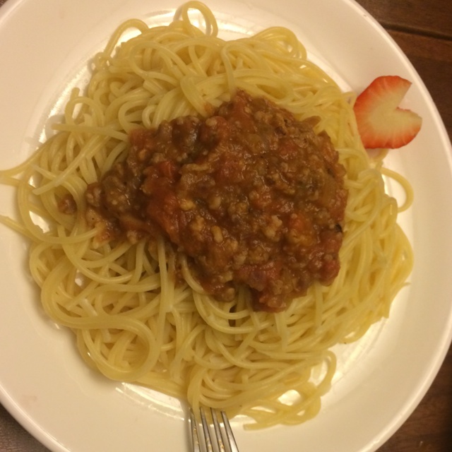 番茄肉酱意大利面