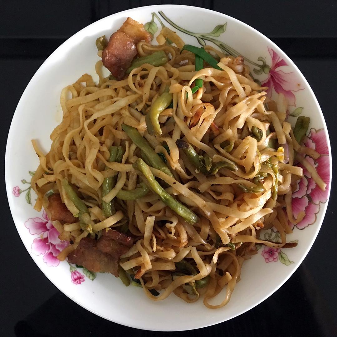 豆角焖面
