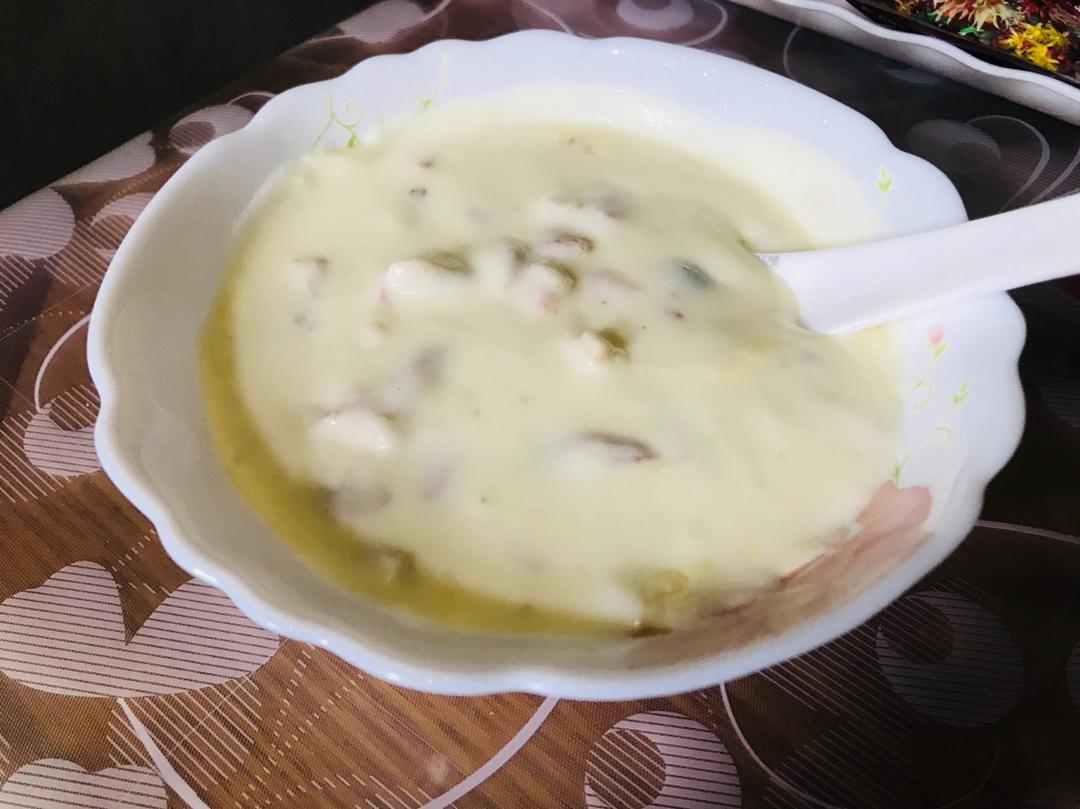 奶油蘑菇汤（完美比例版）