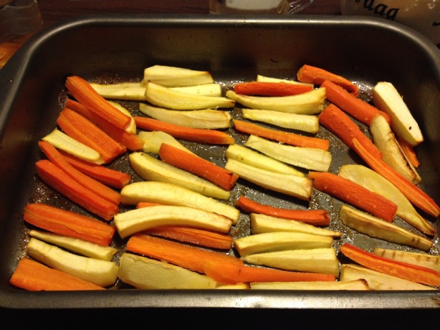 蜜烤胡萝卜欧防风 Honey-glazed Roast Carrots & Parsnips
