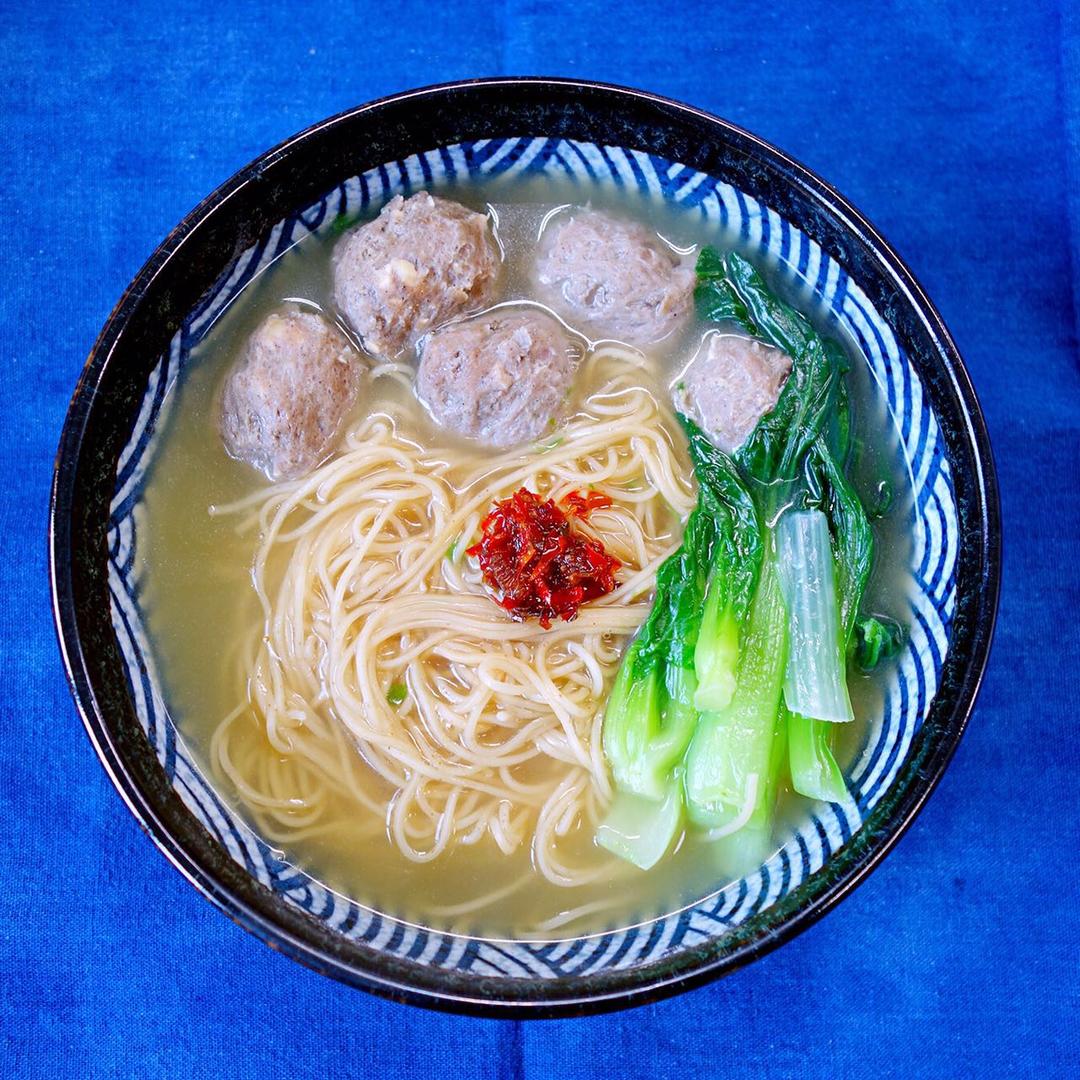 肉丸虾子面