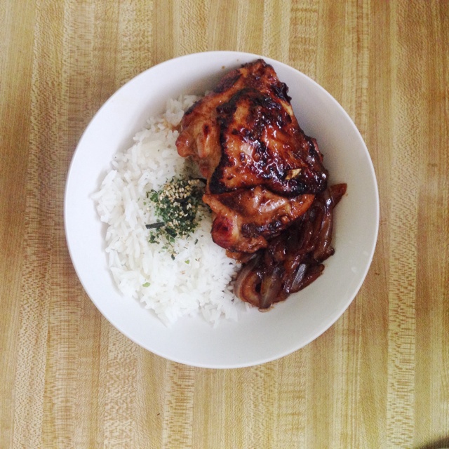 照烧鸡腿饭