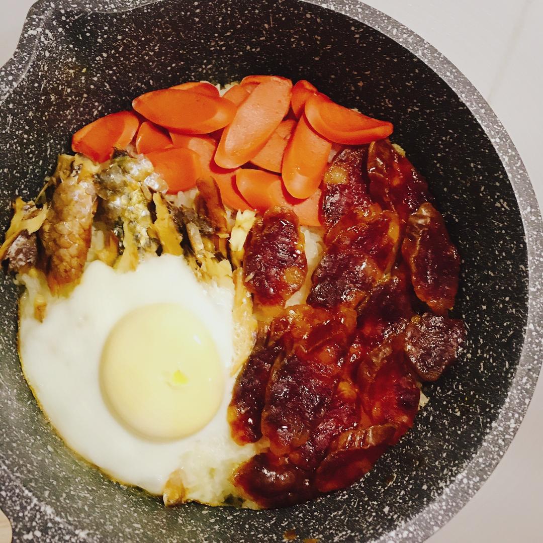 麦饭石锅快手煲仔饭（电磁炉版）