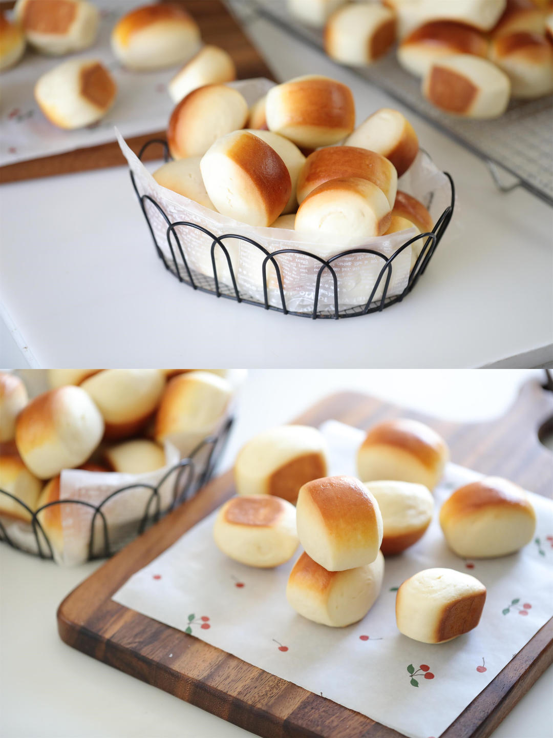 简单易做、奶味十足的牛奶小馒头