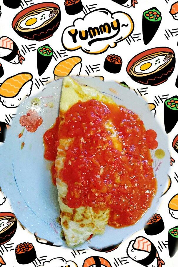 黄金茄酱蛋包饭