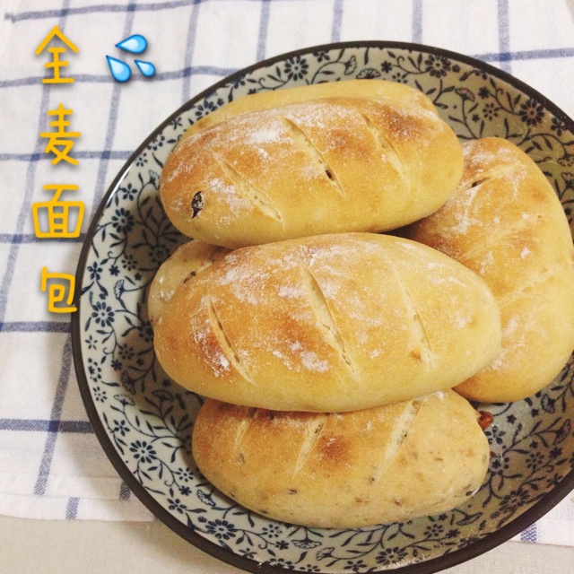 全麦葡萄干面包