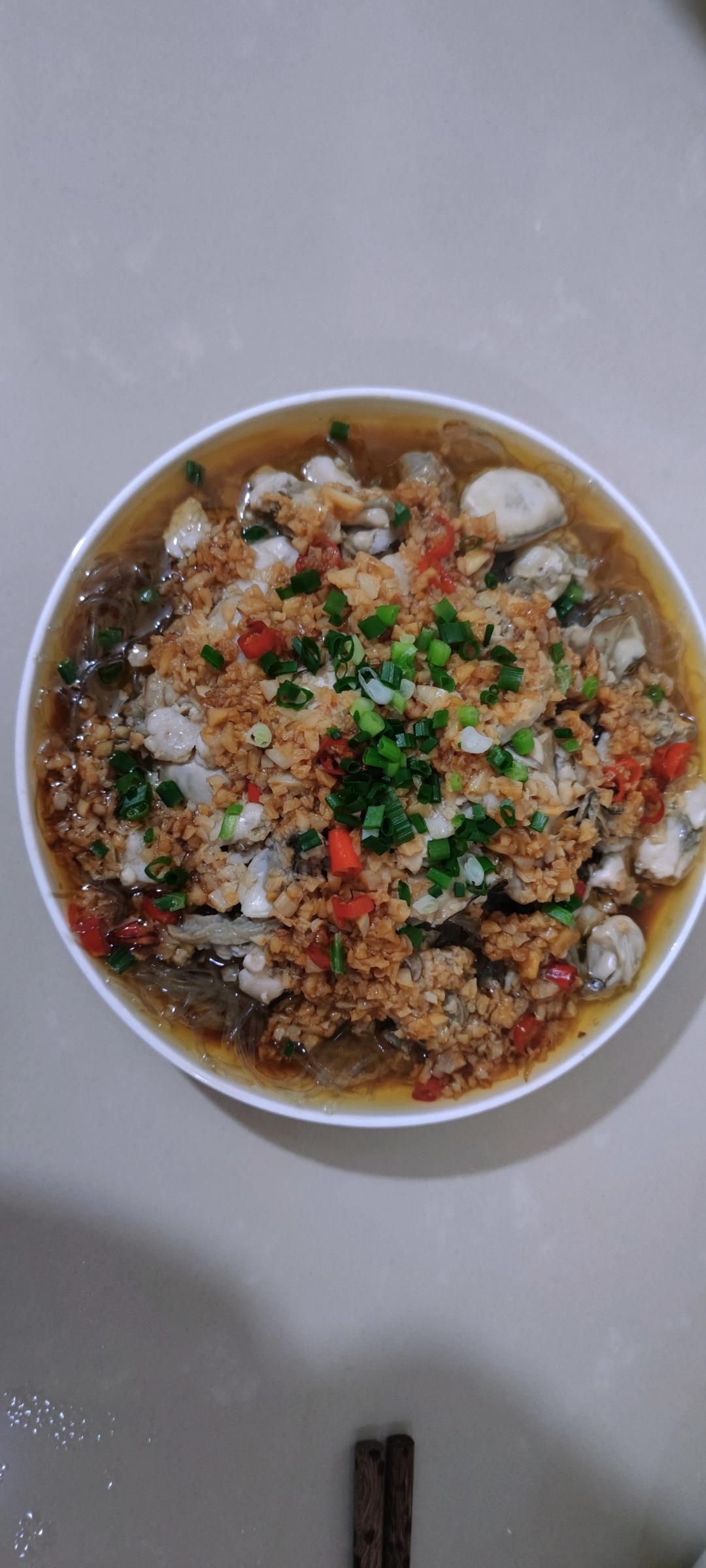 蒜蓉粉丝蒸蚝仔牡蛎肉