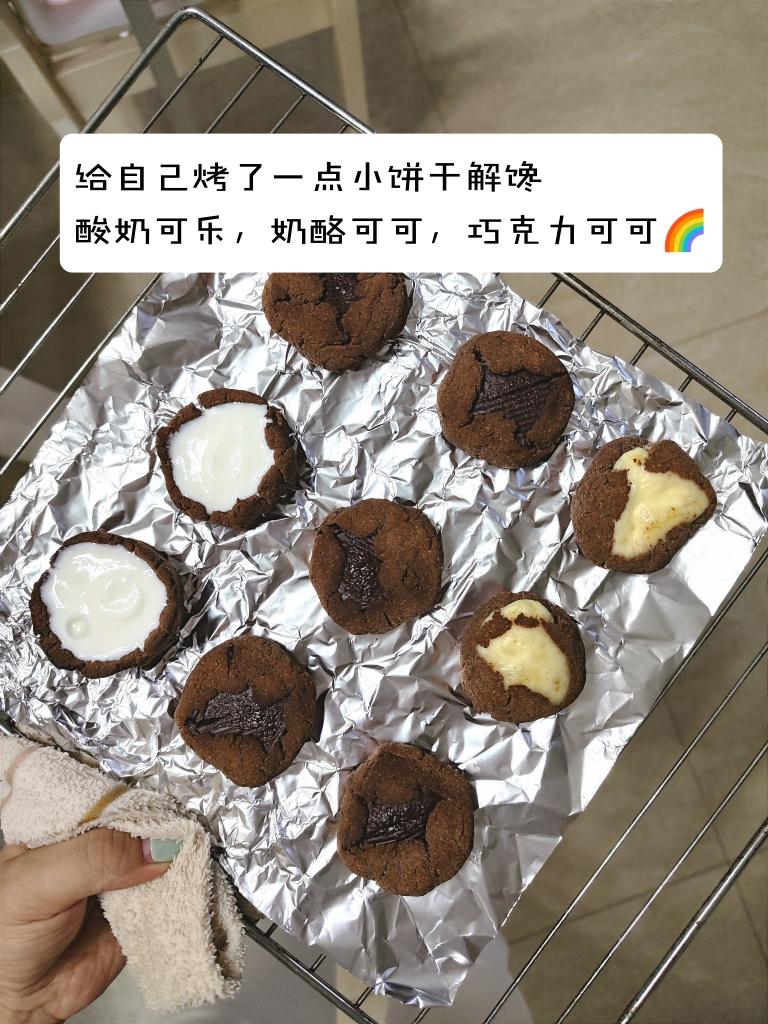 无糖无油无面粉‼️坚果巧克力椰香曲奇，生酮低卡