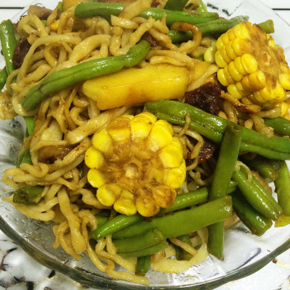 豆角焖面